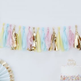 Tassel Girlande Pastell
