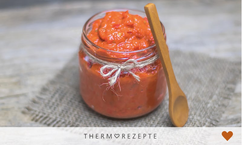 Paprika-Tomaten-Chutney - Dip aus dem Thermomix - Märchenfein