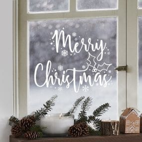 Fenster Sticker Merry Christmas