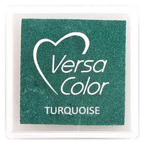 Stempelkissen türkis