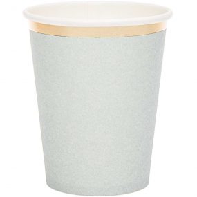 Papierbecher goldkante